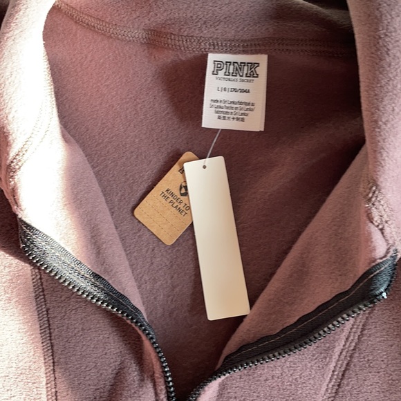 pink victorias secret polar fleece sweater - Picture 5 of 7